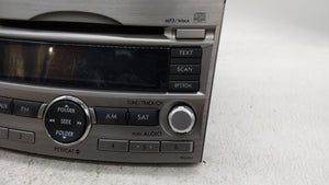 2010-2012 Subaru Legacy Radio AM FM Cd Player Receiver Replacement P/N:86201AJ64A 86201AJ64A Fits 2010 2011 2012 OEM Used Auto Parts - Oemusedautoparts1.com