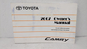 2007 Toyota Camry Owners Manual Book Guide OEM Used Auto Parts - Oemusedautoparts1.com