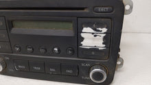 2005-2009 Volkswagen Jetta Radio AM FM Cd Player Receiver Replacement P/N:1K0 035 197 D 1K0 035 161 AX Fits OEM Used Auto Parts - Oemusedautoparts1.com