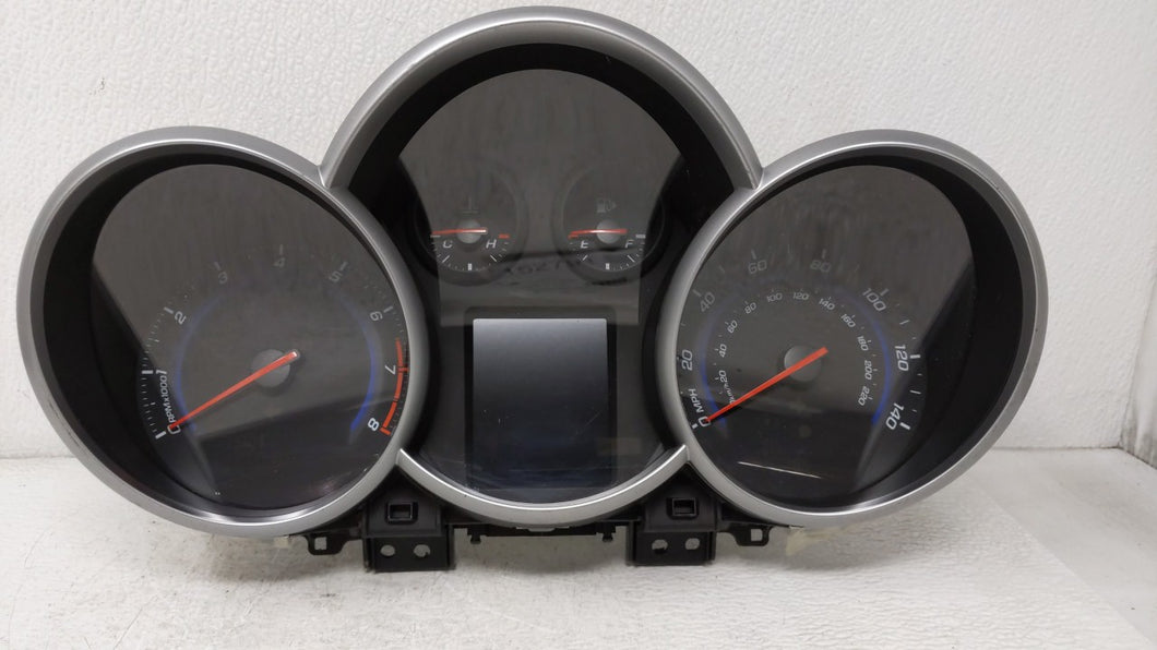 2013-2014 Chevrolet Cruze Instrument Cluster Speedometer Gauges P/N:95129378 Fits 2013 2014 OEM Used Auto Parts - Oemusedautoparts1.com