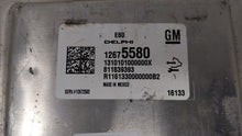 2016 Chevrolet Malibu PCM Engine Computer ECU ECM PCU OEM P/N:12607096 12675580 Fits OEM Used Auto Parts - Oemusedautoparts1.com
