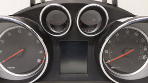 2015 Buick Encore Instrument Cluster Speedometer Gauges P/N:654663731 Fits OEM Used Auto Parts - Oemusedautoparts1.com