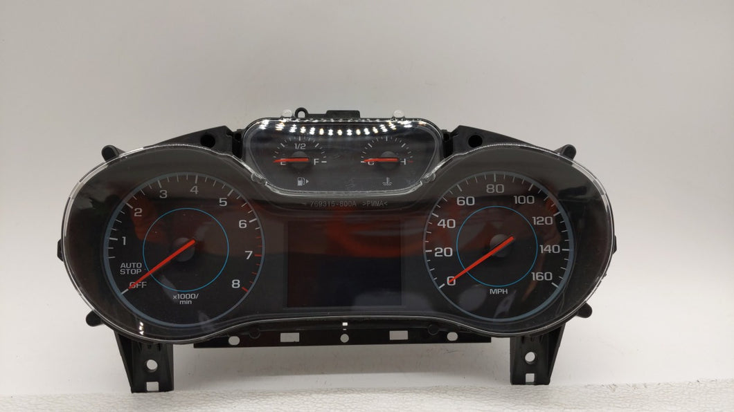 2017-2018 Chevrolet Cruze Instrument Cluster Speedometer Gauges P/N:39084636 Fits 2017 2018 OEM Used Auto Parts - Oemusedautoparts1.com