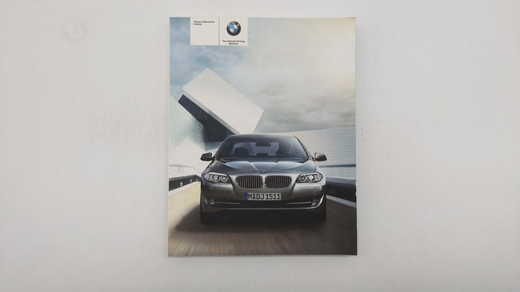 2011 Bmw 520i Owners Manual Book Guide OEM Used Auto Parts - Oemusedautoparts1.com