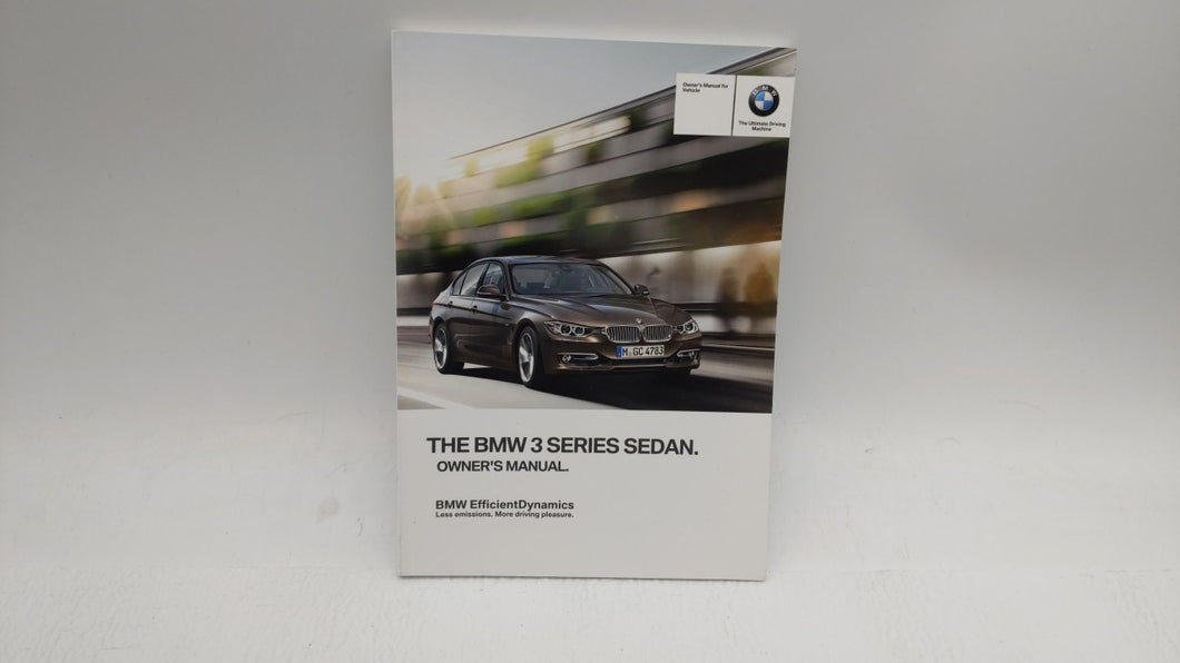 2014 Bmw 320i Owners Manual Book Guide OEM Used Auto Parts - Oemusedautoparts1.com