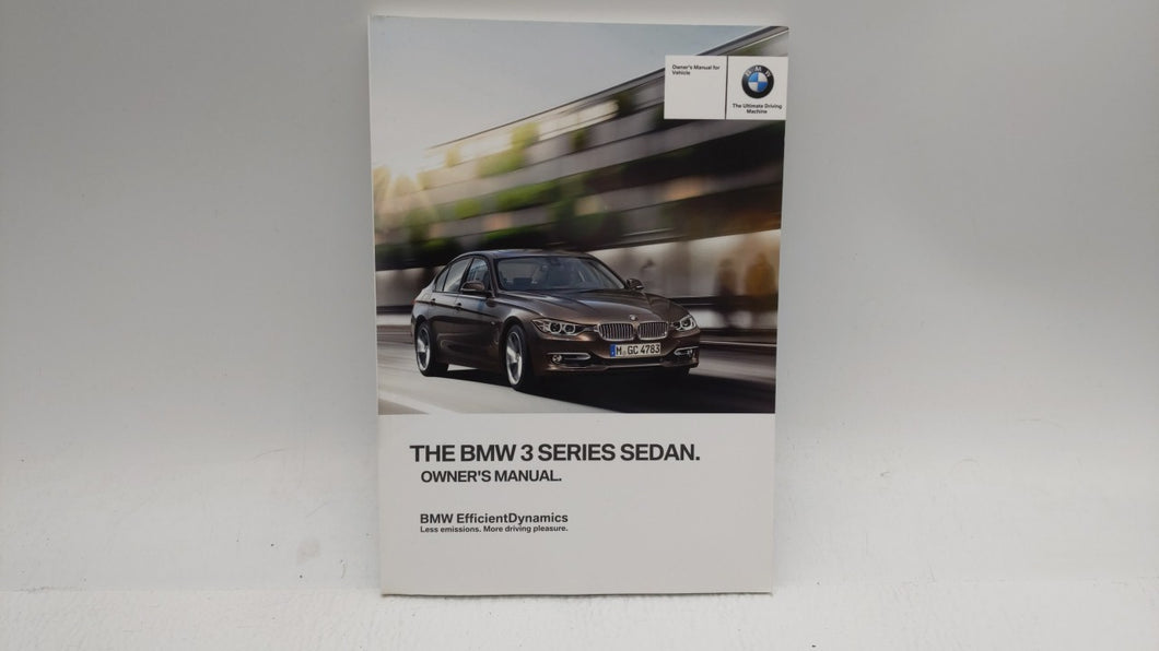 2013 Bmw 320i Owners Manual Book Guide OEM Used Auto Parts - Oemusedautoparts1.com