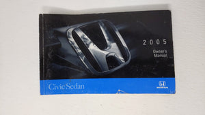 2005 Honda Civic Owners Manual Book Guide OEM Used Auto Parts - Oemusedautoparts1.com