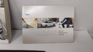 2014 Ford Fusion Owners Manual Book Guide OEM Used Auto Parts - Oemusedautoparts1.com