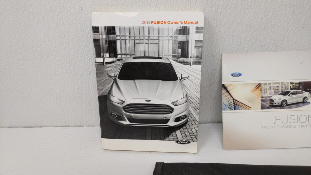 2013 Ford Fusion Owners Manual Book Guide OEM Used Auto Parts - Oemusedautoparts1.com