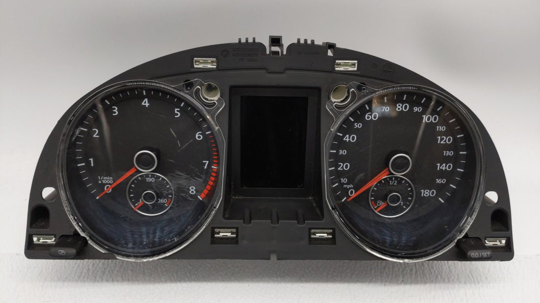 2010-2011 Volkswagen Cc Instrument Cluster Speedometer Gauges P/N:3C8920970MX 3C8920970M Fits 2010 2011 OEM Used Auto Parts - Oemusedautoparts1.com