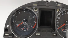 2010-2011 Volkswagen Cc Instrument Cluster Speedometer Gauges P/N:3C8920970MX 3C8920970M Fits 2010 2011 OEM Used Auto Parts - Oemusedautoparts1.com