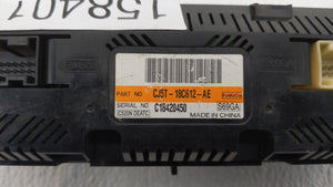 2013 Ford Escape Climate Control Module Temperature AC/Heater Replacement P/N:CJ5T-18C612-AE Fits OEM Used Auto Parts - Oemusedautoparts1.com