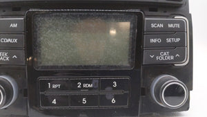 2011 Hyundai Sonata Radio AM FM Cd Player Receiver Replacement P/N:96180-3Q000 961803Q000 Fits OEM Used Auto Parts - Oemusedautoparts1.com