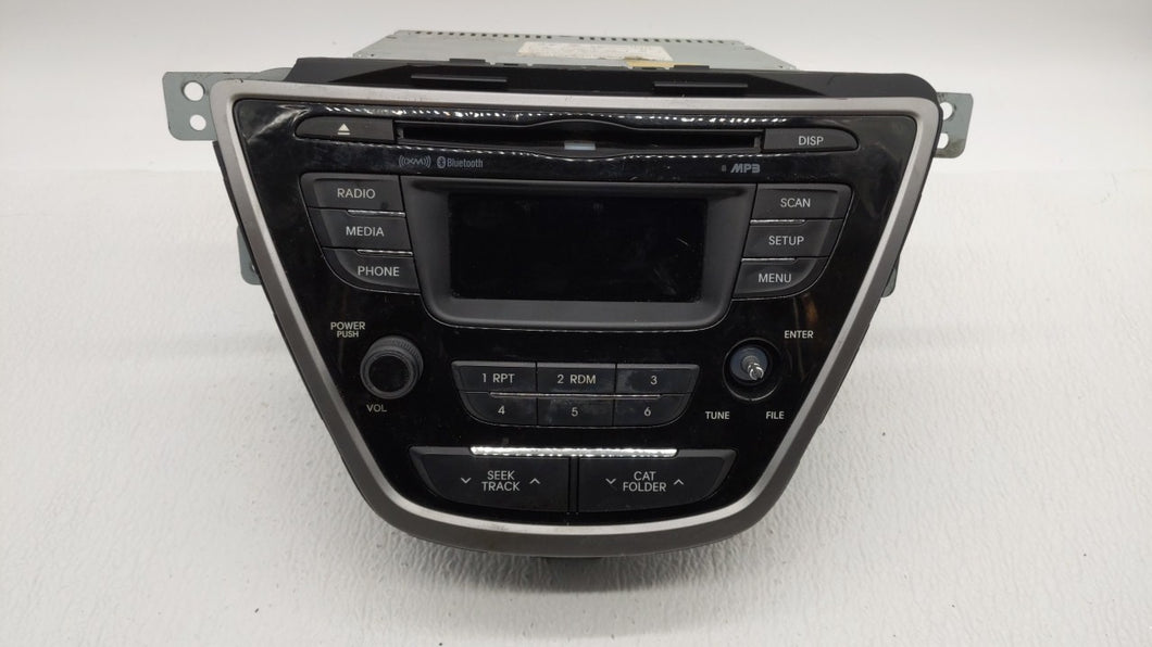 2013 Hyundai Elantra Radio AM FM Cd Player Receiver Replacement P/N:96170-3X165RA5 Fits OEM Used Auto Parts - Oemusedautoparts1.com