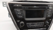 2013 Hyundai Elantra Radio AM FM Cd Player Receiver Replacement P/N:96170-3X165RA5 Fits OEM Used Auto Parts - Oemusedautoparts1.com