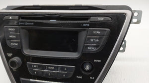 2013 Hyundai Elantra Radio AM FM Cd Player Receiver Replacement P/N:96170-3X165RA5 Fits OEM Used Auto Parts - Oemusedautoparts1.com