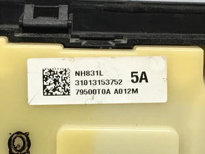 2012 Honda Cr-v Climate Control Module Temperature AC/Heater Replacement P/N:79500T0AA012M Fits OEM Used Auto Parts - Oemusedautoparts1.com