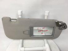 2013 Kia Optima Sun Visor Shade Replacement Passenger Right Mirror Fits OEM Used Auto Parts - Oemusedautoparts1.com