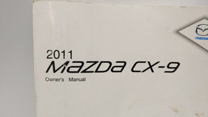 2011 Mazda Cx-9 Owners Manual Book Guide OEM Used Auto Parts - Oemusedautoparts1.com