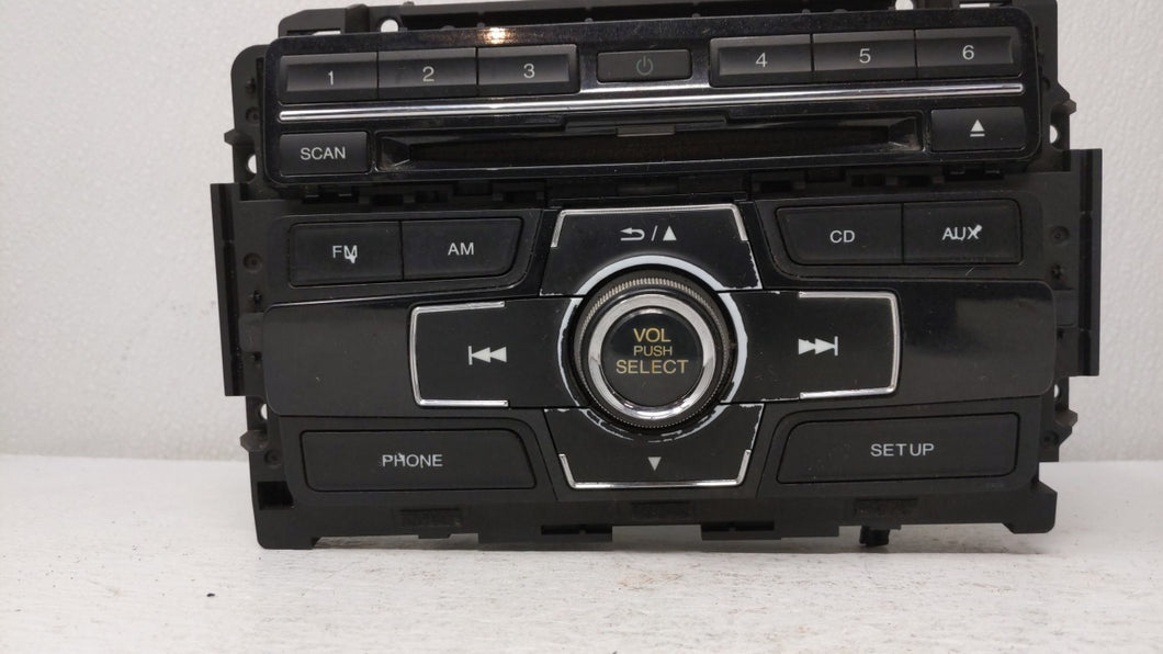 2013-2015 Honda Civic Radio AM FM Cd Player Receiver Replacement P/N:39100-TR3-A314-M1 39100-TS8-L314-M1 Fits 2013 2014 2015 OEM Used Auto Parts - Oemusedautoparts1.com