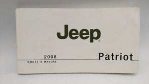 2008 Jeep Patriot Owners Manual Book Guide P/N:81-326-0812 OEM Used Auto Parts - Oemusedautoparts1.com