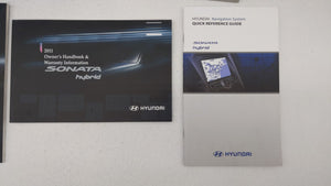 2011 Hyundai Sonata Owners Manual Book Guide P/N:A4RO-EU14F OEM Used Auto Parts - Oemusedautoparts1.com