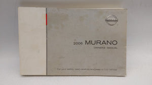 2006 Nissan Murano Owners Manual Book Guide OEM Used Auto Parts - Oemusedautoparts1.com