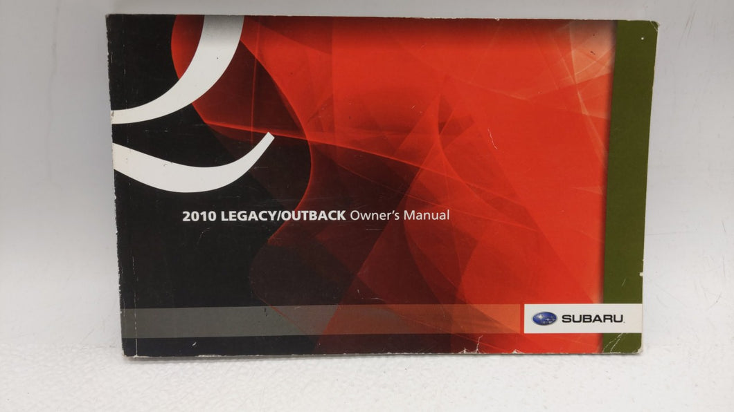 2010 Subaru Legacy Owners Manual Book Guide OEM Used Auto Parts - Oemusedautoparts1.com