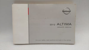 2012 Nissan Altima Owners Manual Book Guide OEM Used Auto Parts - Oemusedautoparts1.com