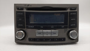 2012-2014 Subaru Legacy Radio AM FM Cd Player Receiver Replacement P/N:86201AJ61A Fits 2012 2013 2014 OEM Used Auto Parts - Oemusedautoparts1.com