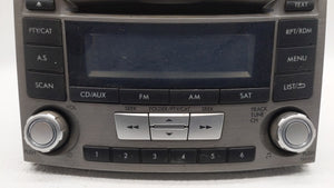 2012-2014 Subaru Legacy Radio AM FM Cd Player Receiver Replacement P/N:86201AJ61A Fits 2012 2013 2014 OEM Used Auto Parts - Oemusedautoparts1.com