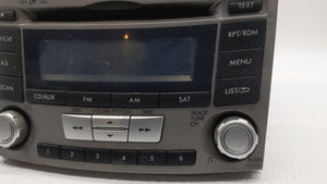 2012-2014 Subaru Legacy Radio AM FM Cd Player Receiver Replacement P/N:86201AJ61A Fits 2012 2013 2014 OEM Used Auto Parts - Oemusedautoparts1.com