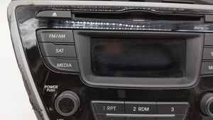 2014-2016 Hyundai Elantra Radio AM FM Cd Player Receiver Replacement P/N:96170-3X156GU 96180-3X165GU Fits 2014 2015 2016 OEM Used Auto Parts - Oemusedautoparts1.com