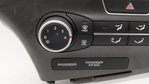 2014-2015 Kia Optima Ac Heater Climate Control 97250-2tnn1ca - Oemusedautoparts1.com