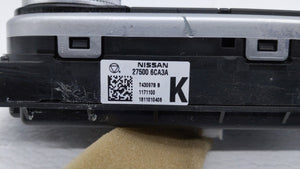 2019-2019 Nissan Altima Ac Heater Climate Control 27500 6ca3a - Oemusedautoparts1.com