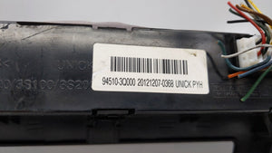 2011-2013 Hyundai Sonata Ac Heater Climate Control Temperature Oem - Oemusedautoparts1.com