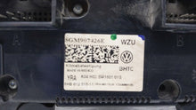 2015-2017 Volkswagen Golf Climate Control Module Temperature AC/Heater Replacement P/N:5GM907426 5HB01251500 Fits 2015 2016 2017 OEM Used Auto Parts - Oemusedautoparts1.com