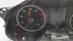 2013 Audi A4 Instrument Cluster Speedometer Gauges P/N:8K0 920 950 R 8K0920950R Fits OEM Used Auto Parts - Oemusedautoparts1.com