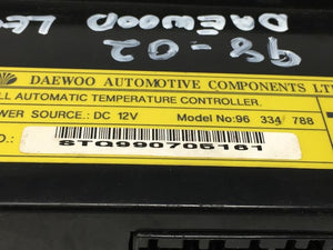 2000 Daewoo Leganza Climate Control Module Temperature AC/Heater Replacement P/N:96334788 Fits OEM Used Auto Parts - Oemusedautoparts1.com
