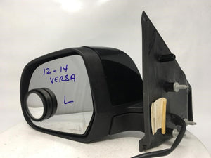 2013 Nissan Versa Side Mirror Replacement Driver Left View Door Mirror P/N:BLACK DRIVER LEFT Fits OEM Used Auto Parts - Oemusedautoparts1.com