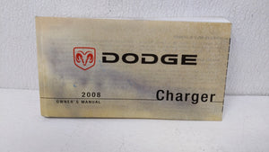 2008 Dodge Charger Owners Manual Book Guide OEM Used Auto Parts - Oemusedautoparts1.com