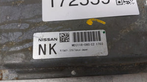 2011 Nissan Murano PCM Engine Computer ECU ECM PCU OEM P/N:MEC118-080 C1 MEC118-040 Fits OEM Used Auto Parts - Oemusedautoparts1.com