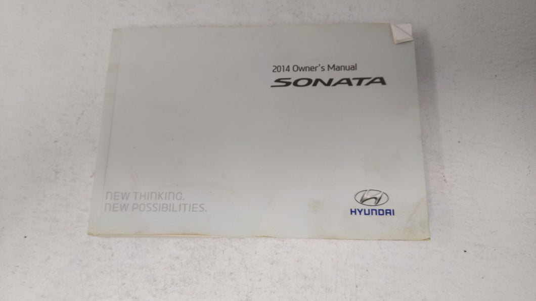 2014 Hyundai Sonata Owners Manual Book Guide OEM Used Auto Parts - Oemusedautoparts1.com