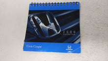 2006 Honda Civic Owners Manual Book Guide OEM Used Auto Parts - Oemusedautoparts1.com