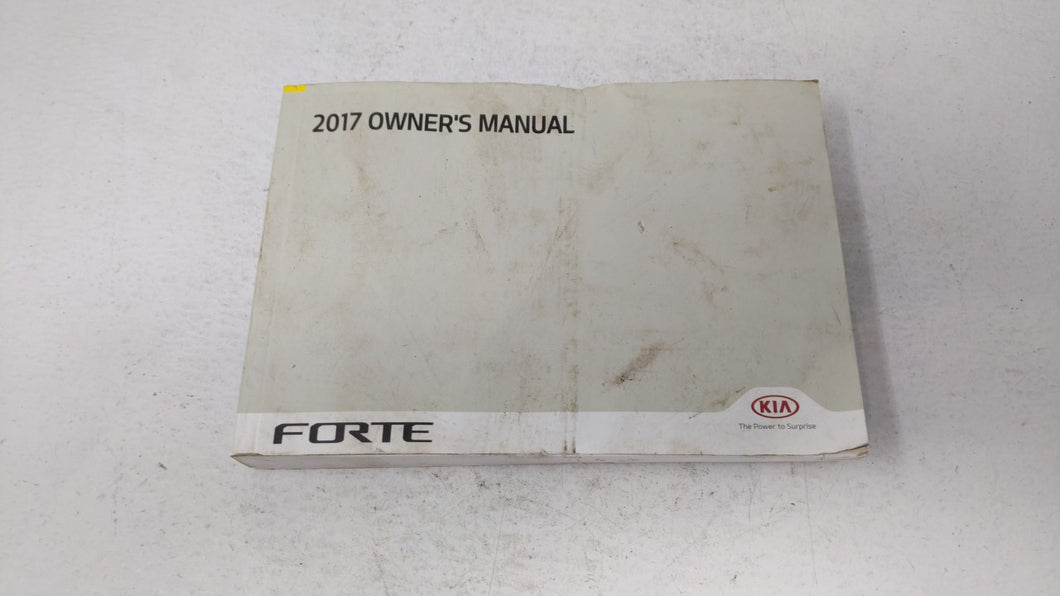 2017 Kia Forte Owners Manual Book Guide OEM Used Auto Parts - Oemusedautoparts1.com