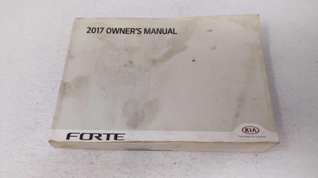 2017 Kia Forte Owners Manual Book Guide OEM Used Auto Parts - Oemusedautoparts1.com