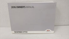 2016 Kia Sorento Owners Manual Book Guide OEM Used Auto Parts - Oemusedautoparts1.com