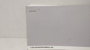 2016 Kia Sorento Owners Manual Book Guide OEM Used Auto Parts - Oemusedautoparts1.com