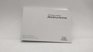 2015 Hyundai Sonata Owners Manual Book Guide OEM Used Auto Parts - Oemusedautoparts1.com