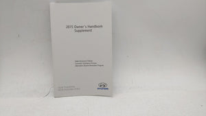 2015 Hyundai Sonata Owners Manual Book Guide OEM Used Auto Parts - Oemusedautoparts1.com